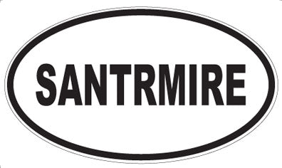 SANTRMIRE - Oval Magnet