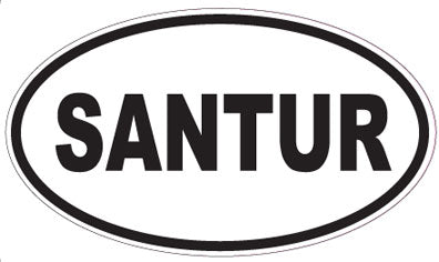 SANTUR - Oval Sticker