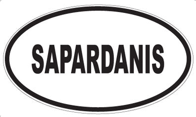 SAPARDANIS - Oval Magnet