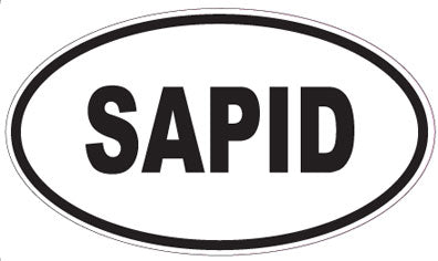 SAPID - Oval Magnet