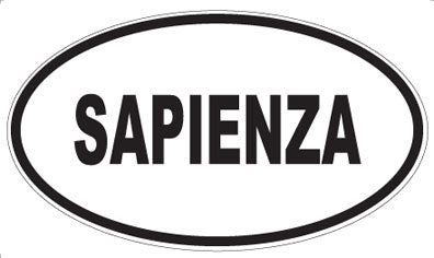 SAPIENZA - Oval Magnet