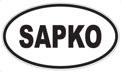 SAPKO - Oval Magnet