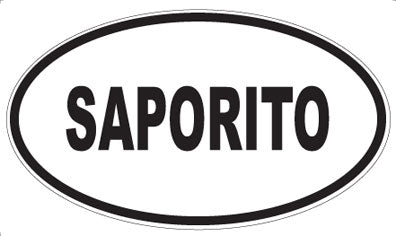 SAPORITO - Oval Magnet