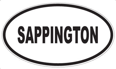 SAPPINGTON - Oval Magnet