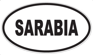 SARABIA - Oval Magnet