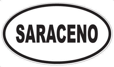 SARACENO - Oval Magnet