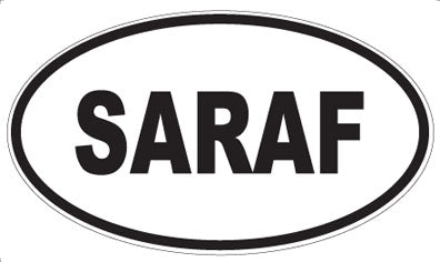 SARAF - Oval Magnet
