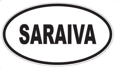 SARAIVA - Oval Magnet