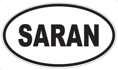 SARAN - Oval Magnet