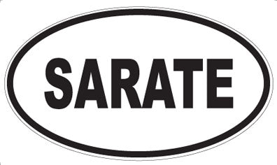SARATE - Oval Magnet