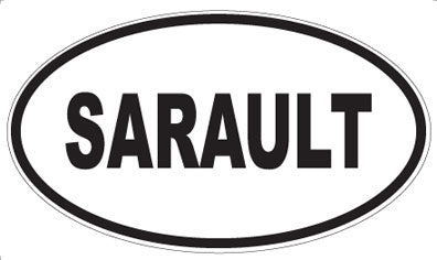 SARAULT - Oval Sticker