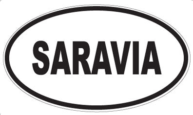 SARAVIA - Oval Magnet