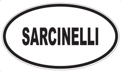 SARCINELLI - Oval Sticker