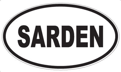 SARDEN - Oval Magnet