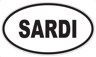 SARDI - Oval Sticker