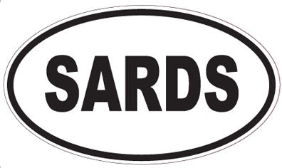 SARDS - Oval Magnet