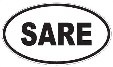 SARE - Oval Sticker