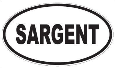 SARGENT - Oval Magnet