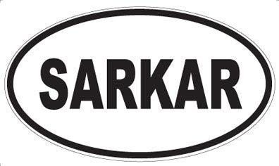 SARKAR - Oval Magnet