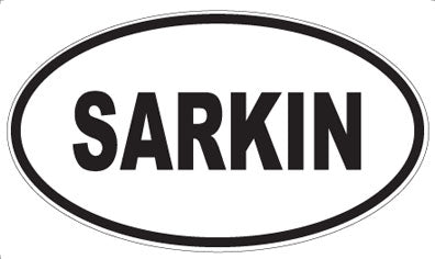 SARKIN - Oval Magnet