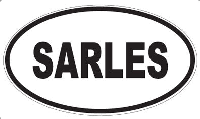 SARLES - Oval Magnet