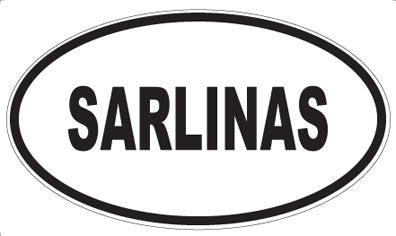 SARLINAS - Oval Magnet