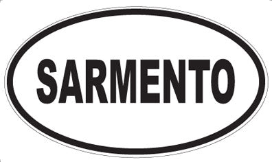 SARMENTO - Oval Magnet