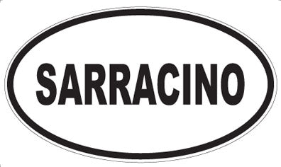SARRACINO - Oval Magnet