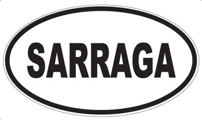 SARRAGA - Oval Magnet