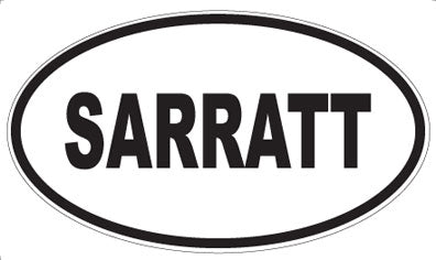 SARRATT - Oval Sticker