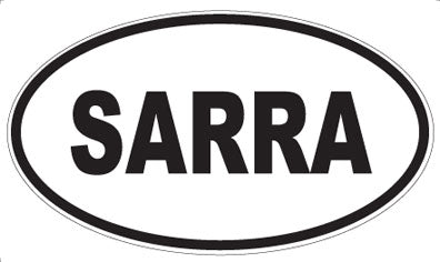 SARRA - Oval Magnet