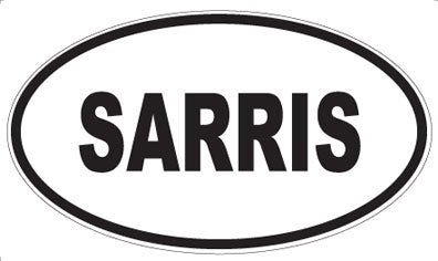 SARRIS - Oval Magnet