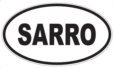 SARRO - Oval Magnet