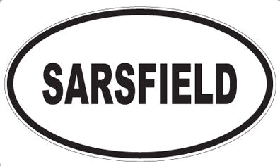 SARSFIELD - Oval Magnet