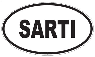 SARTI - Oval Sticker
