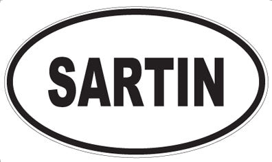 SARTIN - Oval Magnet