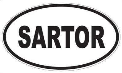 SARTOR - Oval Magnet