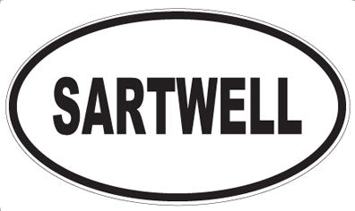 SARTWELL - Oval Magnet