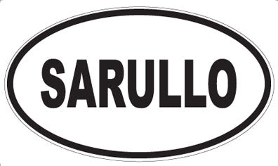 SARULLO - Oval Magnet