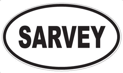 SARVEY - Oval Magnet