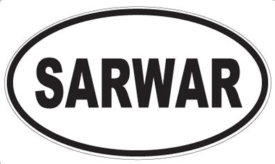 SARWAR - Oval Magnet