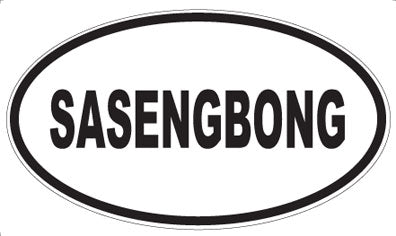 SASENGBONG - Oval Sticker