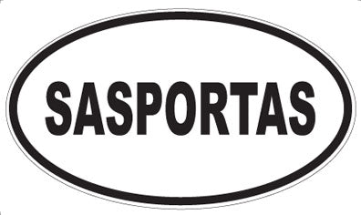SASPORTAS - Oval Magnet