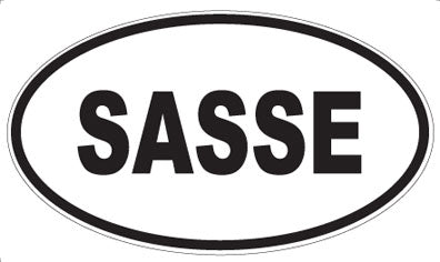 SASSE - Oval Magnet