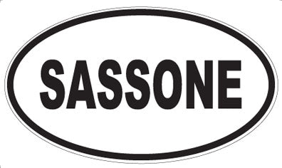 SASSONE - Oval Magnet