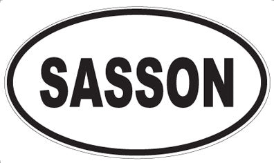 SASSON - Oval Magnet