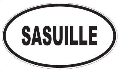 SASUILLE - Oval Sticker