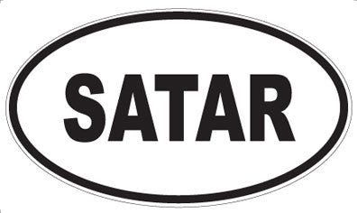 SATAR - Oval Magnet