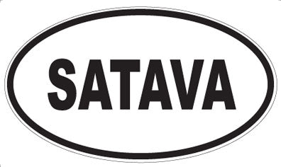 SATAVA - Oval Sticker