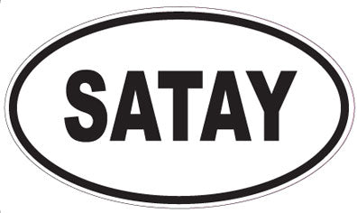 SATAY - Oval Magnet